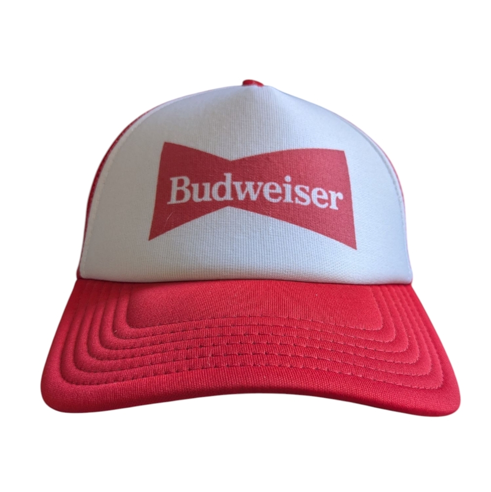 Budweiser Mesh Snapback Hat Foam Front